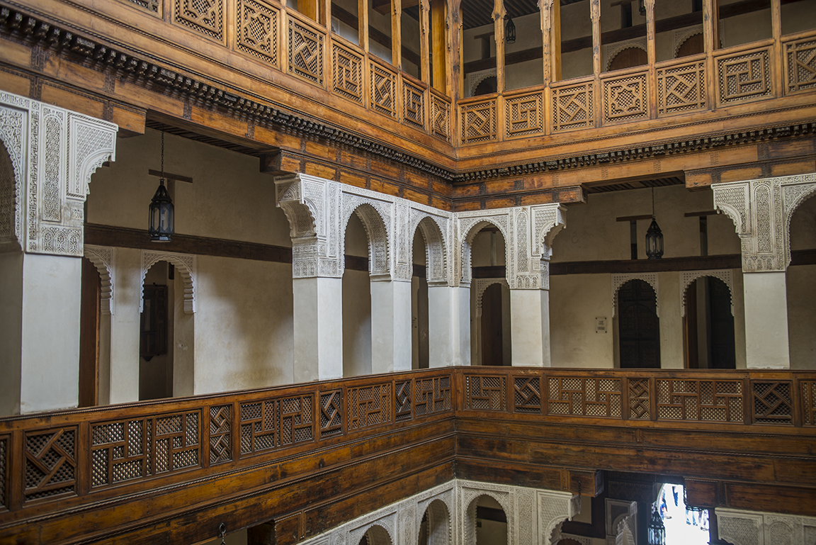 Courtyard view of the Nejjarine Museum