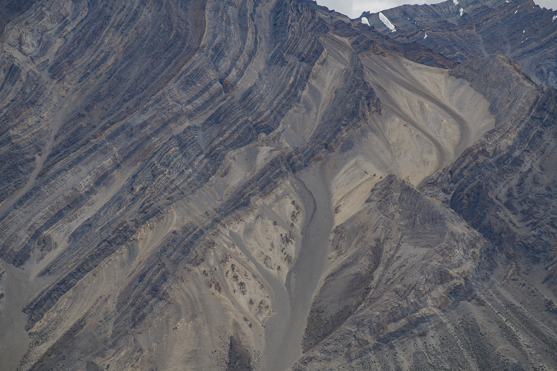 Sedimentary Layer Mountain, Rangdum